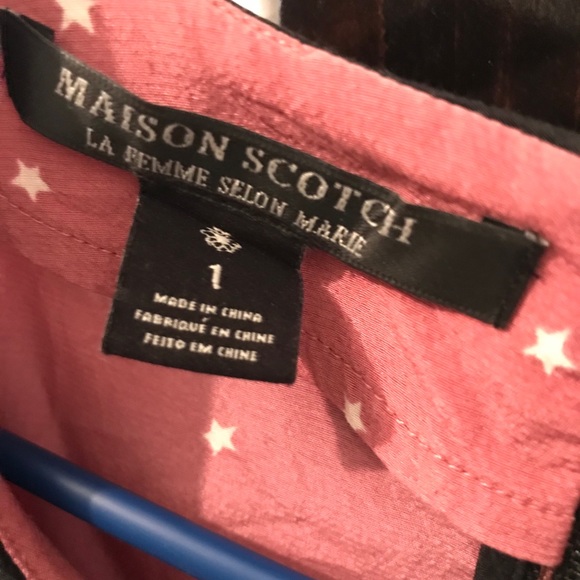 Scotch & Soda, salmon, starred, short-sleeve top - Picture 3 of 4